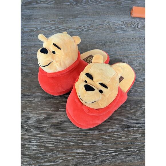 Disney Winnie the Pooh Plush Slippers Size 7/8 New Vintage - Picture 12 of 13